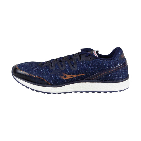 Saucony Freedom Iso S20355-30 Mens Blue Canvas Athletic Gym Running Shoes