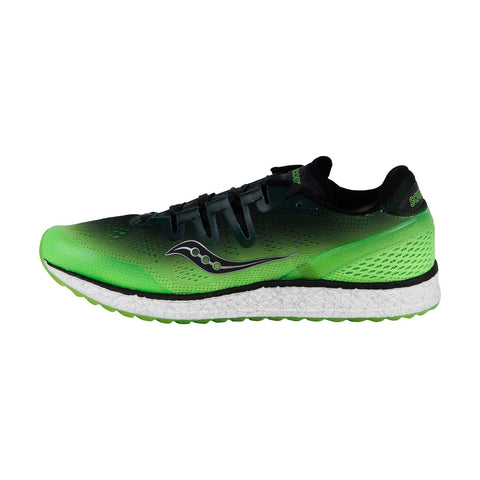 Saucony Freedom Iso S20355-4 Mens Green Canvas Athletic Gym Running Shoes