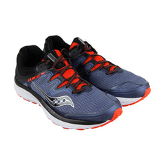 Saucony Guide Iso Mens Blue Textile Athletic Lace Up Running Shoes