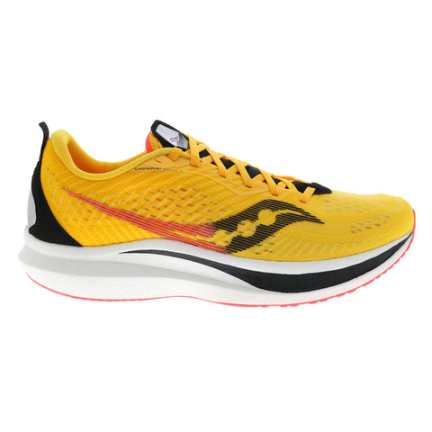 Saucony Endorphin Speed 2 S20688-16 Mens Yellow Mesh Athletic Running Shoes