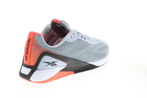 Reebok Nano X1 Grit S42568 Womens Gray Canvas Athletic Cross Training Shoes 