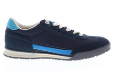 Calvin Klein Ruben 34S4025-MDY Mens Blue Suede Lace Up Low Top Sneakers Shoes