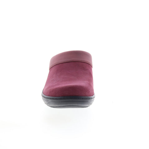 Softwalk Murietta S6015-648 Womens Burgundy Narrow Clog Sandals Shoes