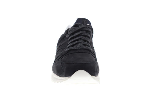 Saucony Grid 8500 HT Mens Black Leather Low Top Lace Up Sneakers Shoes