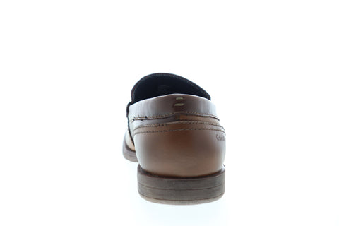 Calvin Klein Prezley Burnished 34S7801-TAN Mens Brown Casual Loafers Shoes