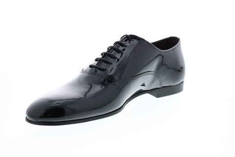 Bruno Magli SAXON SAXON Mens Black Plain Toe Oxfords & Lace Ups Shoes