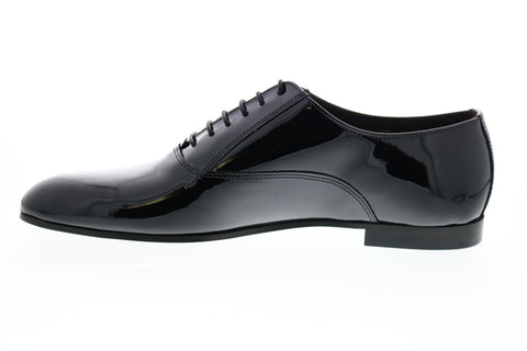 Bruno Magli SAXON SAXON Mens Black Plain Toe Oxfords & Lace Ups Shoes