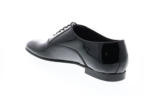 Bruno Magli SAXON SAXON Mens Black Plain Toe Oxfords & Lace Ups Shoes