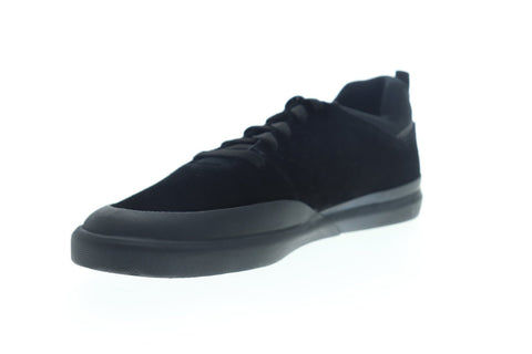 DC Dc Infinite S ADYS100519 Mens Black Suede Lace Up Athletic Skate Shoes