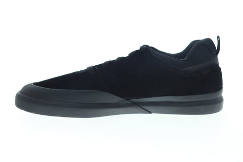DC Dc Infinite S ADYS100519 Mens Black Suede Lace Up Athletic Skate Shoes