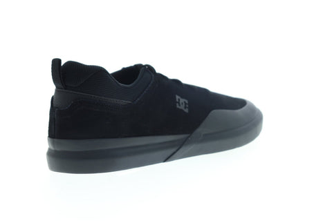 DC Dc Infinite S ADYS100519 Mens Black Suede Lace Up Athletic Skate Shoes