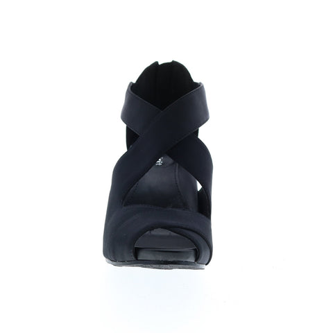 Easy Spirit Esrenske SeEsrenske Womens Black Wide Synthetic Pumps Heels Shoes