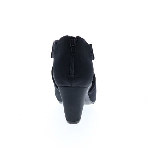 Easy Spirit Esrenske SeEsrenske Womens Black Wide Synthetic Pumps Heels Shoes