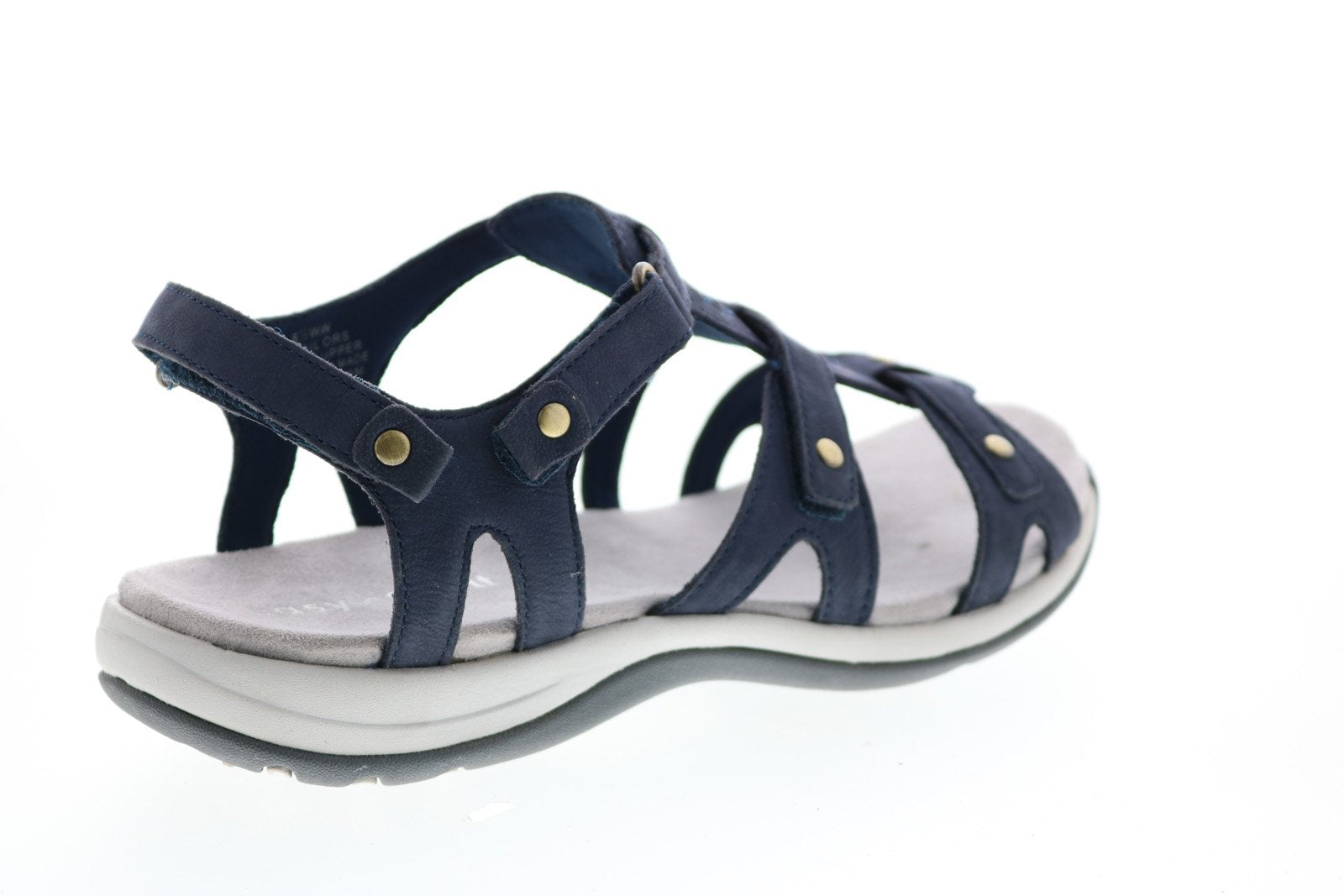 Easy Spirit Sailors SeSailors Womens Blue Leather Strap Flats