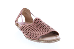 Earth Shelly SHELLY-DTR Womens Pink Leather Slip On Slingback Sandals Shoes