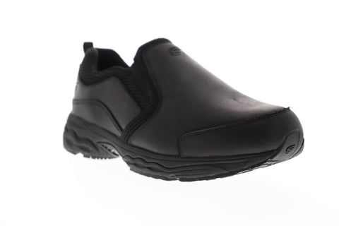 Spira Taurus Leather Moc Mens Black Leather Athletic Training Shoes
