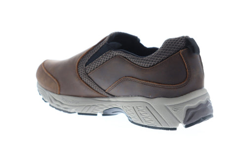 Spira Taurus Leather Moc Mens Brown Leather Athletic Training Shoes