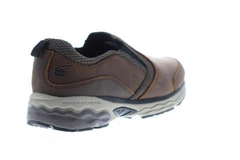 Spira Taurus Leather Moc Mens Brown Leather Athletic Training Shoes