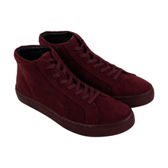 Kenneth Cole Reaction Design 20558 Mens Red Suede Casual Fashion Sneakers Shoes