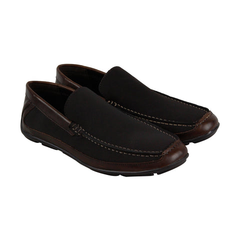 Kenneth Cole Reaction Lap Of Luxury Mens Brown Casual Slip On Loafers Shoes