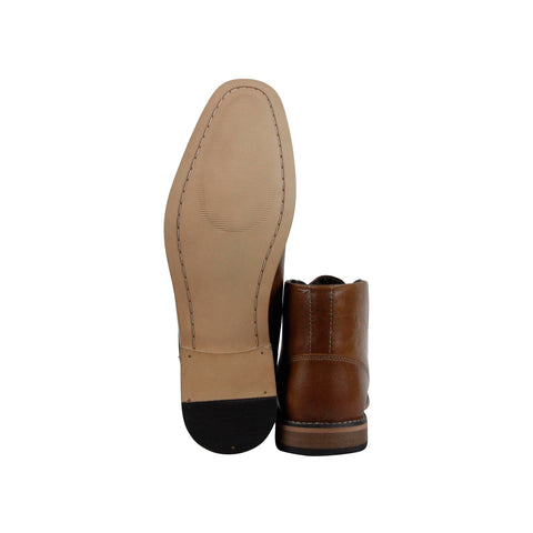 Kenneth Cole Reaction Kirve Boot A SMH7LE037 Mens Brown Leather Chukkas Boots