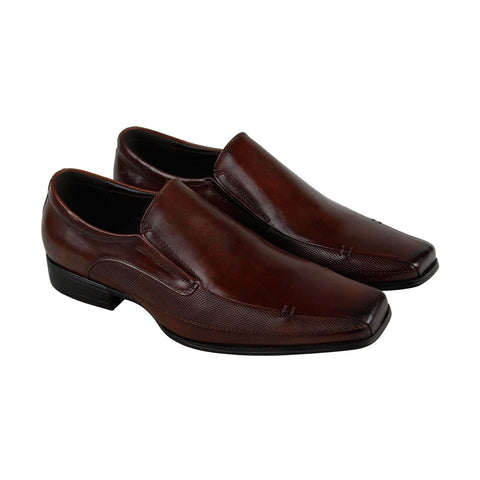 Kenneth Cole Reaction Rave Review Mens Brown Casual Slip On Loafers Shoes