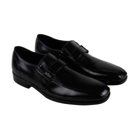 Kenneth Cole Reaction Zap Loafer Mens Black Leather Dress Slip On Loafers Shoes