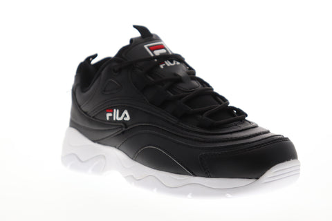 Fila Ray 5RM00521-014 Womens Black Casual Low Top Lifestyle Sneakers Shoes
