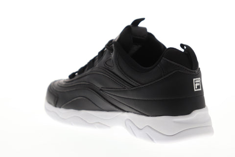 Fila Ray 5RM00521-014 Womens Black Casual Low Top Lifestyle Sneakers Shoes