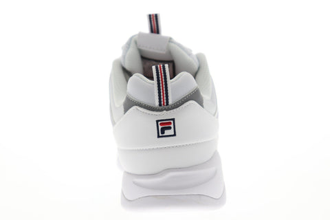 Fila Ray Womens White Synthetic Low Top Lace Up Sneakers Shoes