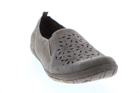 Earth Origin Sugar SUGAR-SDN Womens Brown Suede Slip On Loafer Flats 