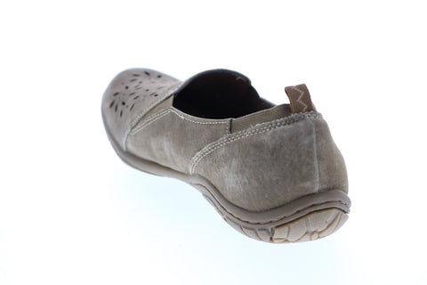 Earth Origin Sugar SUGAR-SDN Womens Brown Suede Slip On Loafer Flats 