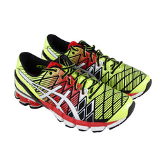 Asics Gel Kinsei 5 Mens Green Synthetic Athletic Lace Up Running Shoes