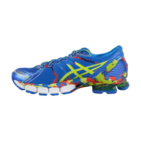 Asics Gel Sendai 2 T4A1N-3905 Mens Blue Mesh Lace Up Athletic Gym Running Shoes