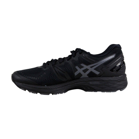 Asics Gel Kayano 23 Mens Black Textile Athletic Lace Up Running Shoes