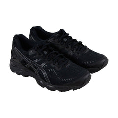 Asics Gel Kayano 23 Mens Black Textile Athletic Lace Up Running Shoes