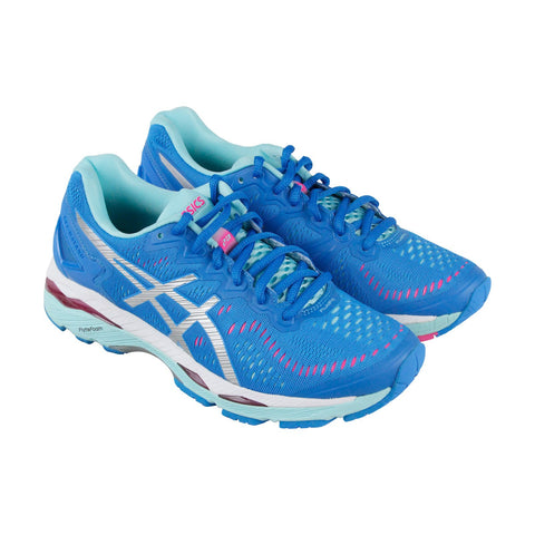 Asics Gel Kayano 23 T696N-4393 Womens Blue Canvas Athletic Gym Running Shoes