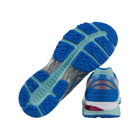 Asics Gel Cumulus 18 T6C8N-6701 Womens Blue Mesh Athletic Gym Running Shoes