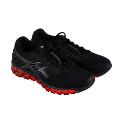 Asics Gel Quantum 180 2 Mens Black Mesh Athletic Lace Up Running Shoes