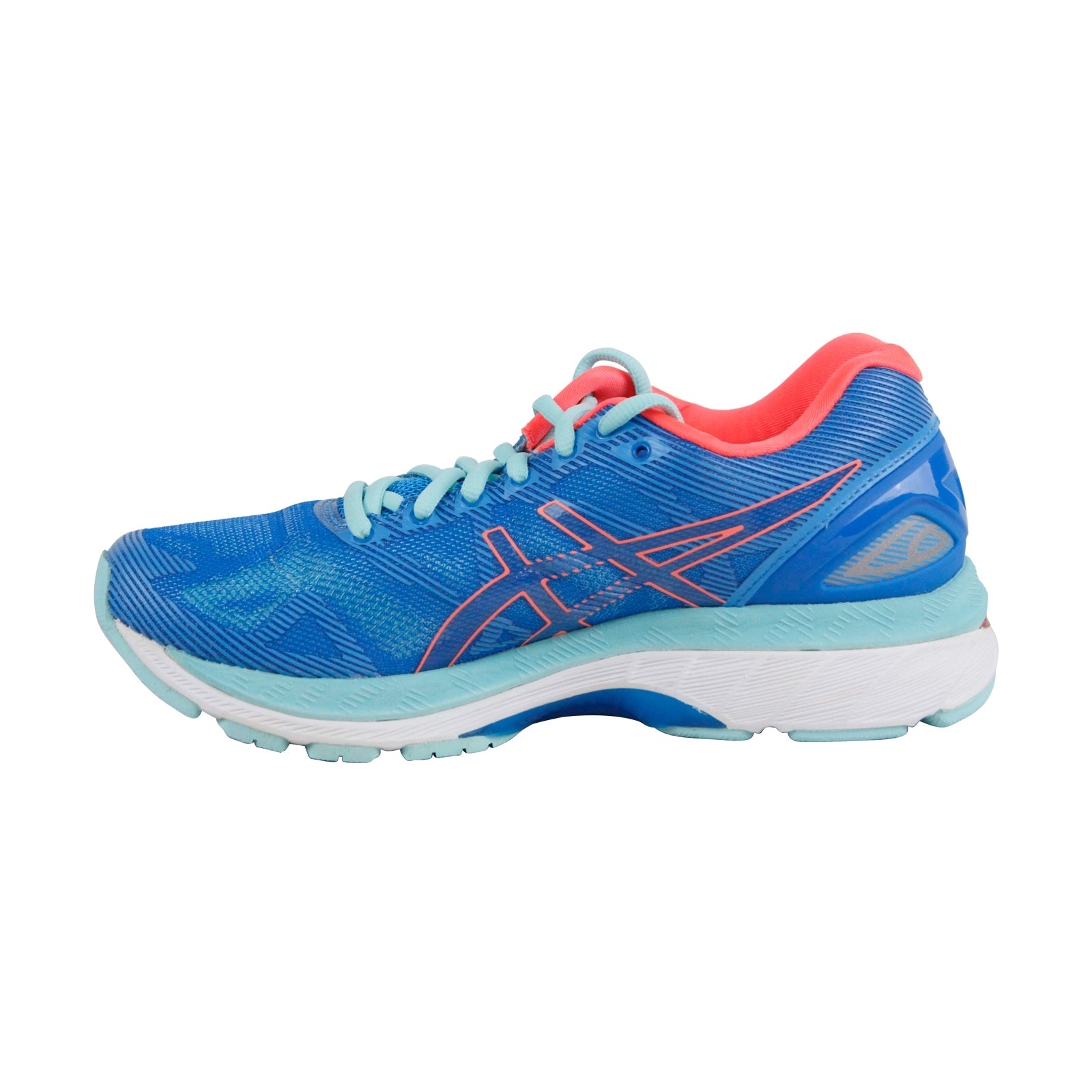 Asics Gel Nimbus 19 T750N-4306 Womens Blue Mesh Low Top Athletic Runni -  Ruze Shoes