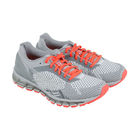 Asics Gel Quantum 360 Knit Womens Gray Mesh Athletic Lace Up Running Shoes