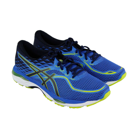Asics Gel Cumulus 19 Mens Blue Mesh Athletic Lace Up Running Shoes