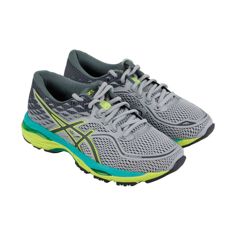 Asics Gel Cumulus 19 Womens Gray Mesh Athletic Lace Up Running Shoes