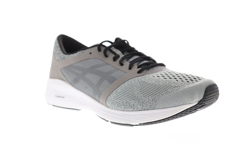 Asics RoadHawk FF Mens Gray Textile Athletic Lace Up Running Shoes