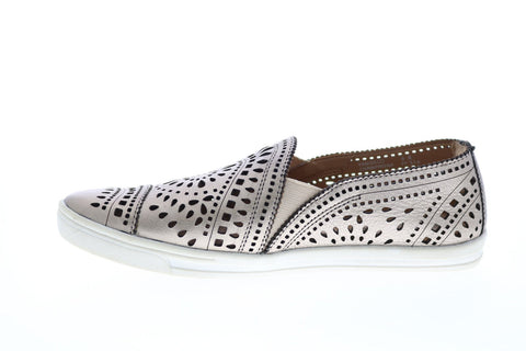 Earth Tangelo Slip On Sneaker Womens Gray Leather Loafer Flats Shoes