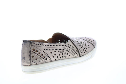 Earth Tangelo Slip On Sneaker Womens Gray Leather Loafer Flats Shoes