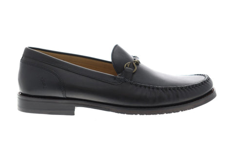 Tommy Bahama Maya Bay Mens Black Leather Casual Dress Loafers Shoes