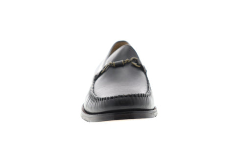 Tommy Bahama Maya Bay Mens Black Leather Casual Dress Loafers Shoes