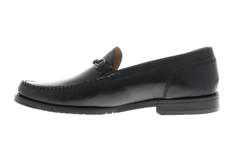 Tommy Bahama Maya Bay Mens Black Leather Casual Dress Loafers Shoes