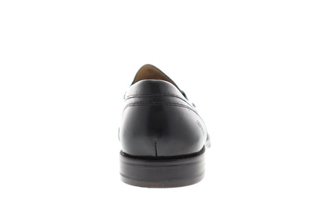 Tommy Bahama Maya Bay Mens Black Leather Casual Dress Loafers Shoes